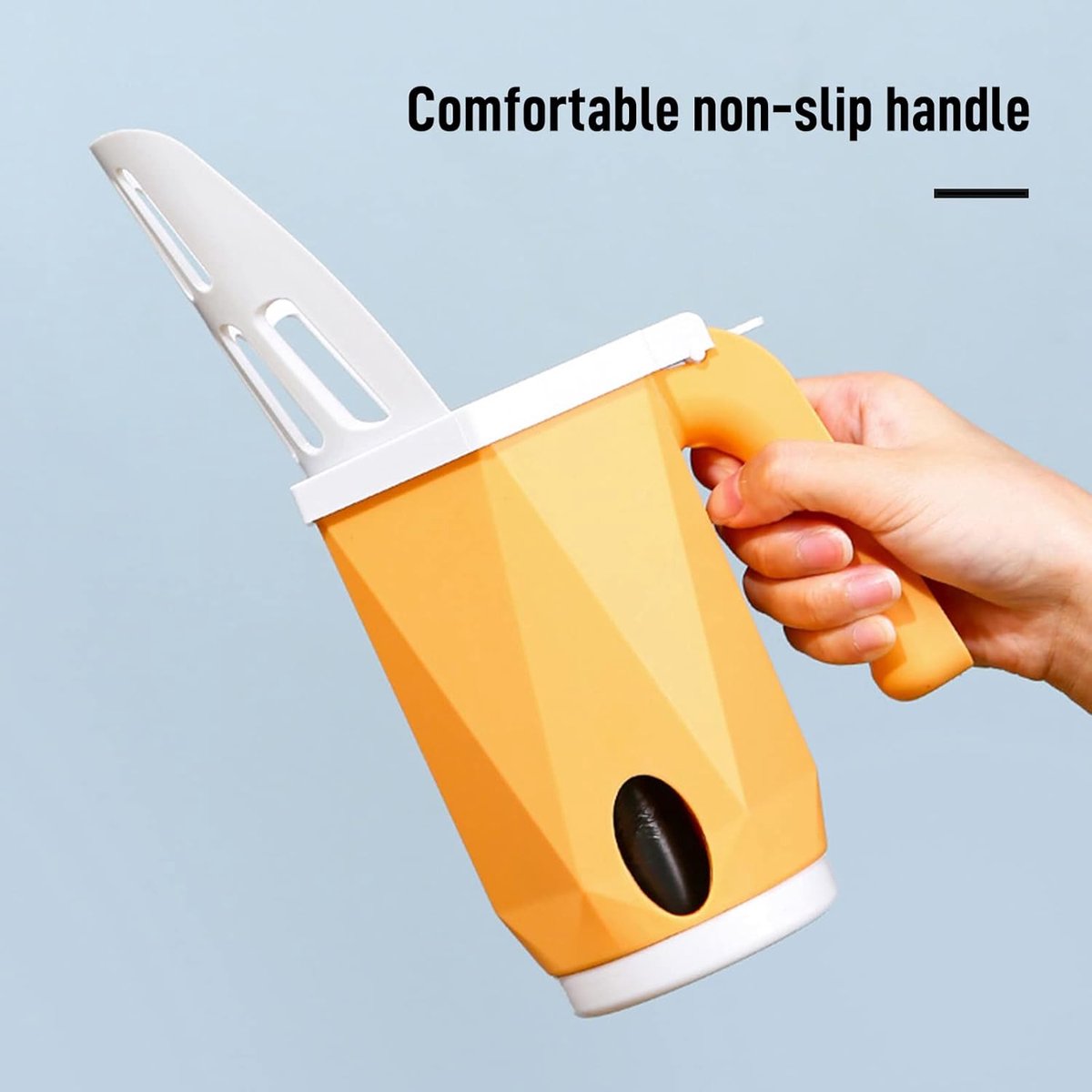 Miniatuur van productfoto 3 van Kattenbak Schep - Kattenbakstrisser met Opvangbak - Innovatief Kattenbak Schep Set met Afvalemmer - Verwijderbare Schep Houder -Grote Capaciteit & Opvouwbaar (Geel)