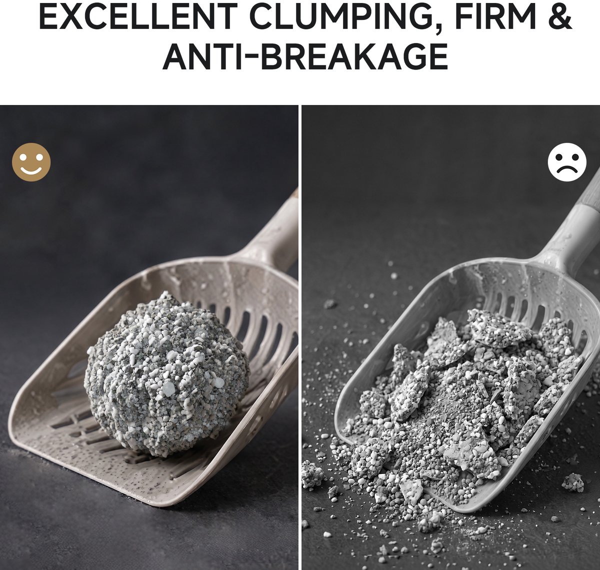 Miniatuur van productfoto 7 van Loncurpet - Kattenbakvulling - Kattengrind Met kattenbakmat - Wyoming Natrium Bentoniet Klei +Cassava - 2 x 6,8kg - Ultra klontvormend - 100% stofvrij - Plakt niet - Geurneutraal