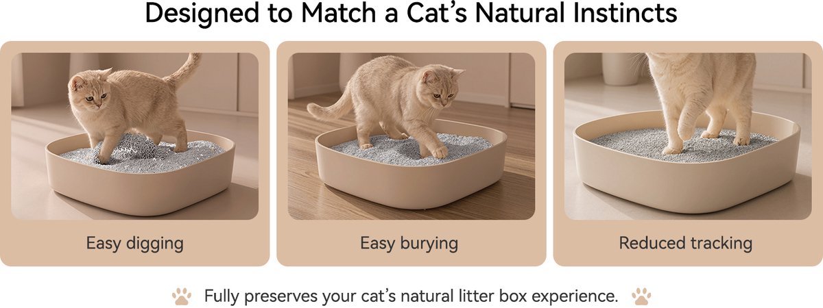 Miniatuur van productfoto 10 van Loncurpet Kattenbakmat Met Kattenbakvulling - Natuurlijk Ruw Erts - 60x40cm - Grijs Kattenmat - Uitloopmat Grit opvanger - Honingraatstructuur - Waterdicht - Eco‑friendly - Opvang ruimte