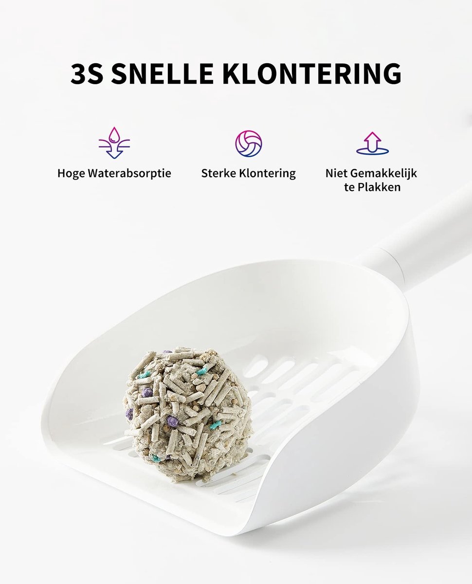 Miniatuur van productfoto 4 van Solidchoice - 5-in-1 Tofu Kattenbakvulling, Afwasbaar en Geurvrij