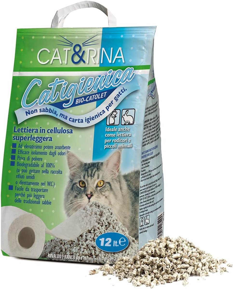 Miniatuur van productfoto 5 van SnelShoppen - Kattenbakvulling met Steentjes, Talcum Geur, Hypoallergeen en Bacteriostatisch, Absorberend, 5L