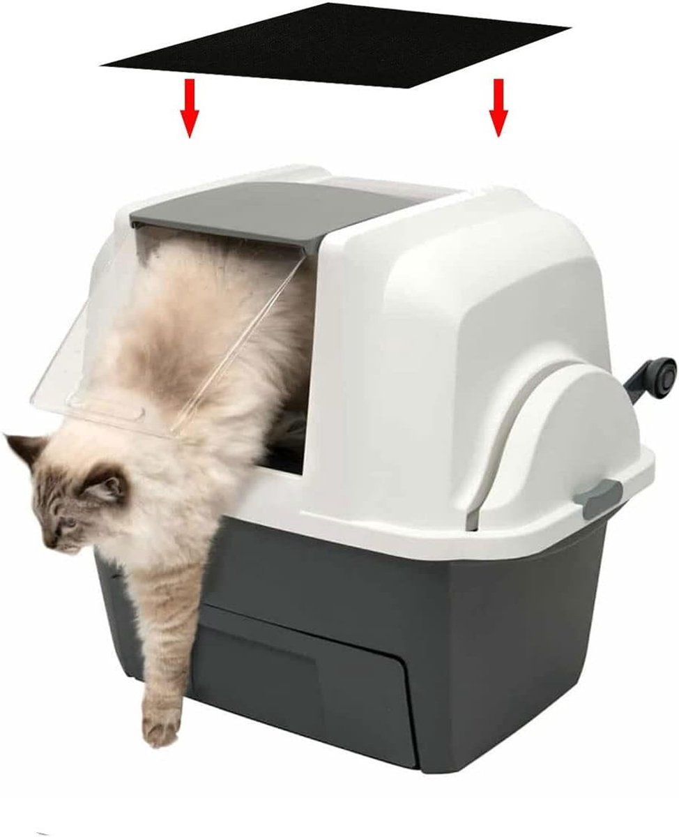 Productfoto 1 van Zes Stuks Actieve Koolstof Filters voor Geurbeheersing in Afvalbakken en Compostbakken, Vervangfilters voor Kattenbak en Rectangulaire Geurabsorberende Bladen