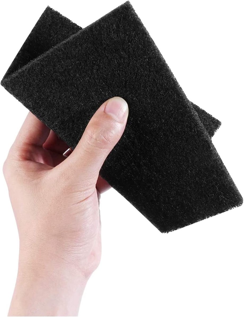 Productfoto 1 van Vervangingsfilter voor kattenbak met actieve koolstof - Geurfilter accessoires 16 x 16 cm - Set van 5 stuks