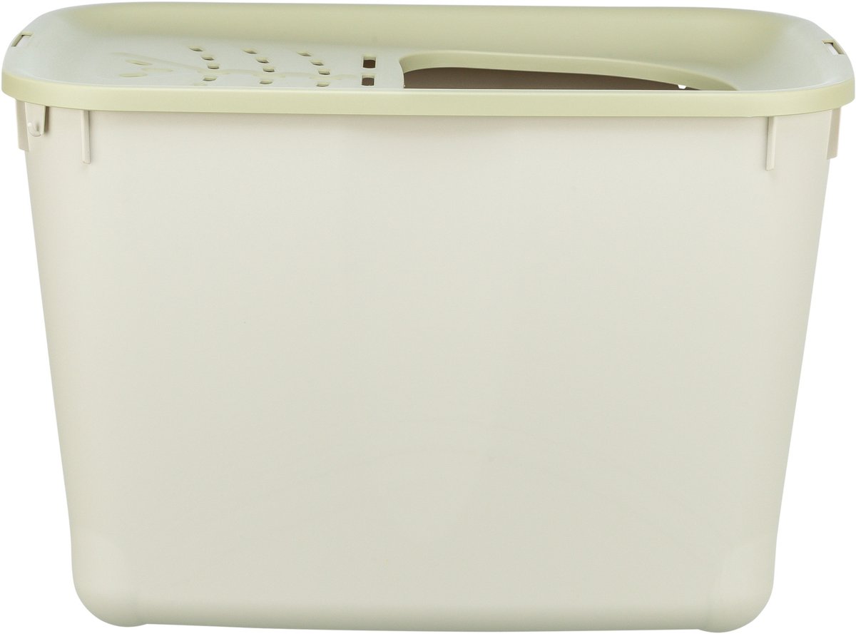 Productfoto 1 van Trixie - Kattenbak - Hop-In - Grijs/Groen - 38X58X39 cm