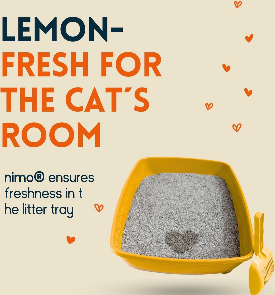 Productfoto 1 van nimo® kattenbak geurverwijderaar • neutraliserende spray tegen geurtjes en urine
