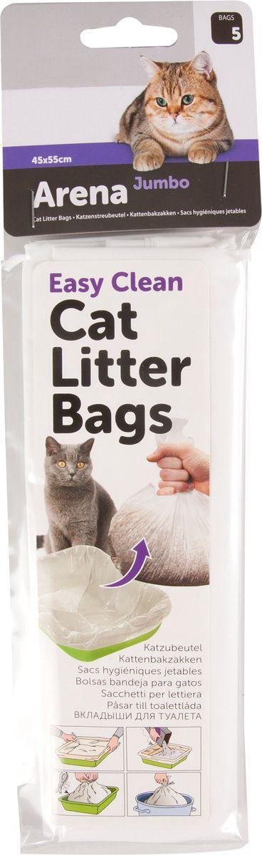Productfoto 1 van Flamingo - Kattenbakzakken Jumbo - 45 x 55 cm - 5 stuks