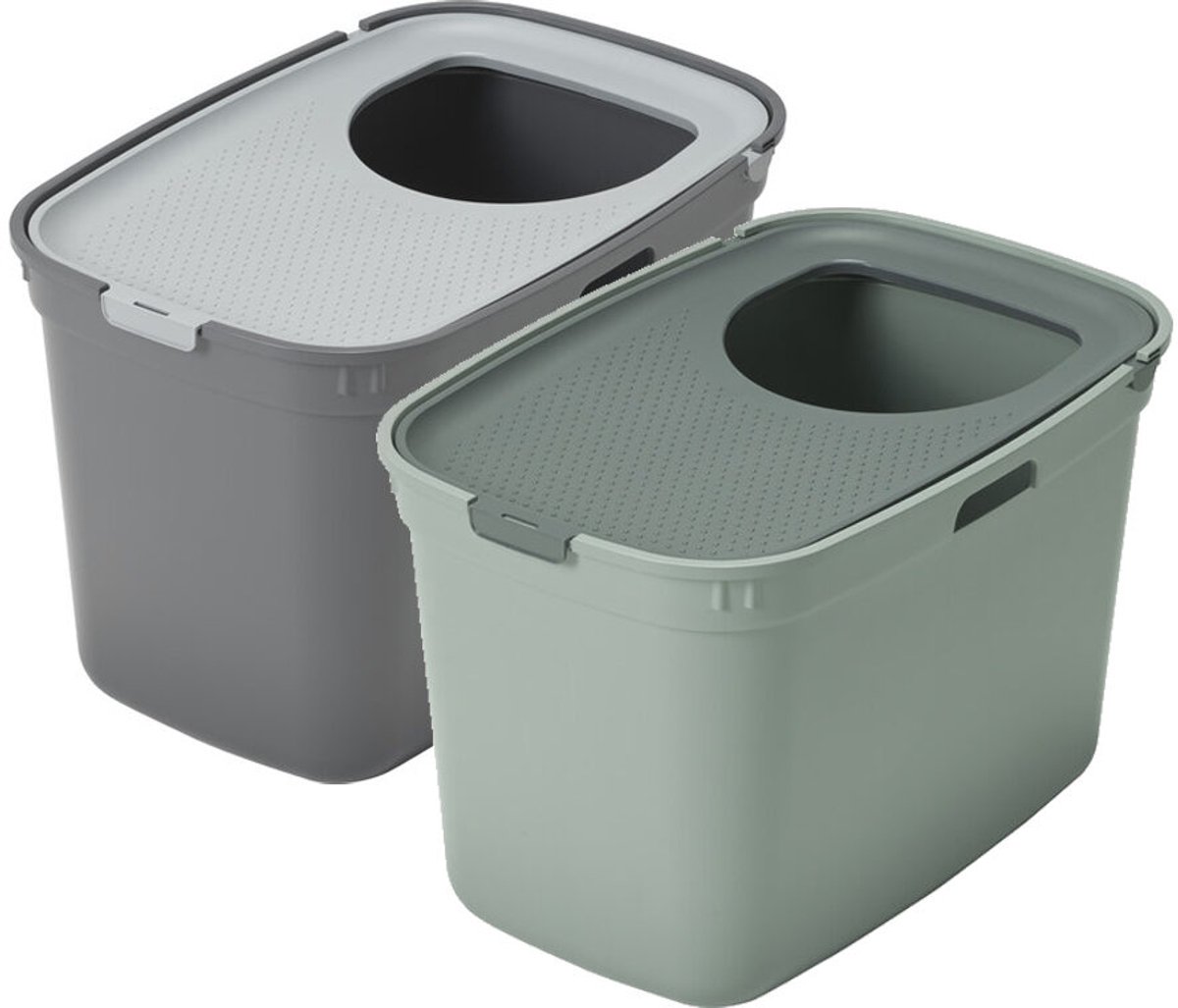 Productfoto 1 van Moderna Kattentoilet Top Cat - groen / donkergroen