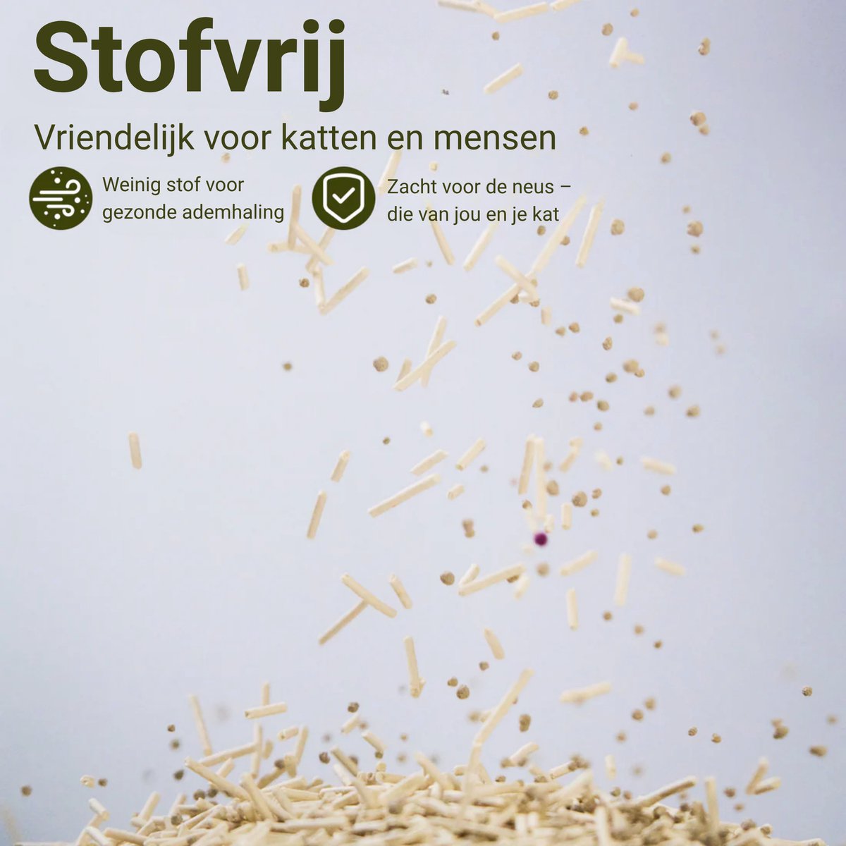 Productfoto 1 van PawPure Kattenbakvulling Tofu & Bentoniet 5kg (2x2,5kg) – Klontvormend, Sterke Geurcontrole, Stofvrij, Natuurlijk & Hygiënisch
