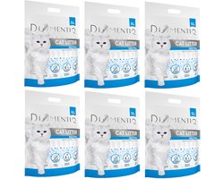Productfoto 1 van Diamentiq Serie - Silica Kattenbakvulling - 6x5L - Niet-klonterend - Bezzapachowy