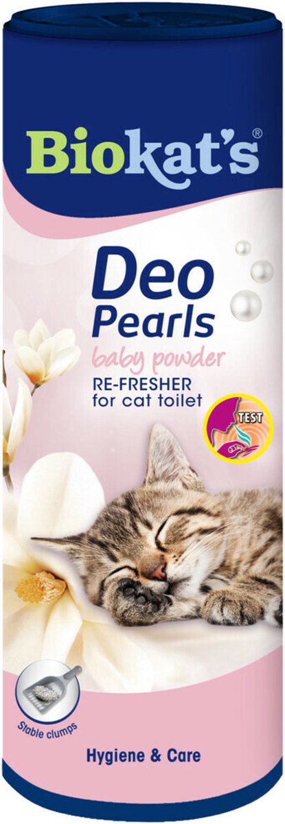 Miniatuur van productfoto 2 van Biokat's Biokat's Diamond Care Fresh & Deo Pearls Babypoeder - x - Voordeelverpakking