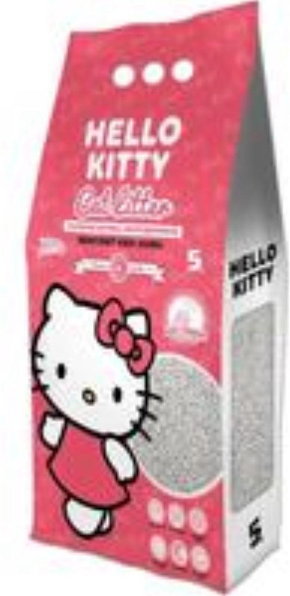 Productfoto 1 van Hello Kitty Kattenbakvulling 6 x 5L Mix Geuren Baby Poeder & Marseille Zeep
