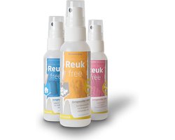 Productfoto 1 van Reukfree-dier verzorging-ontgeurder-hondenmanden-kattenbakken-vishanden-100% natuurlijk