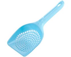 Productfoto 1 van Kattenbak Schepje | Poep Schep | 25 CM | Kleine Gaten | BLAUW