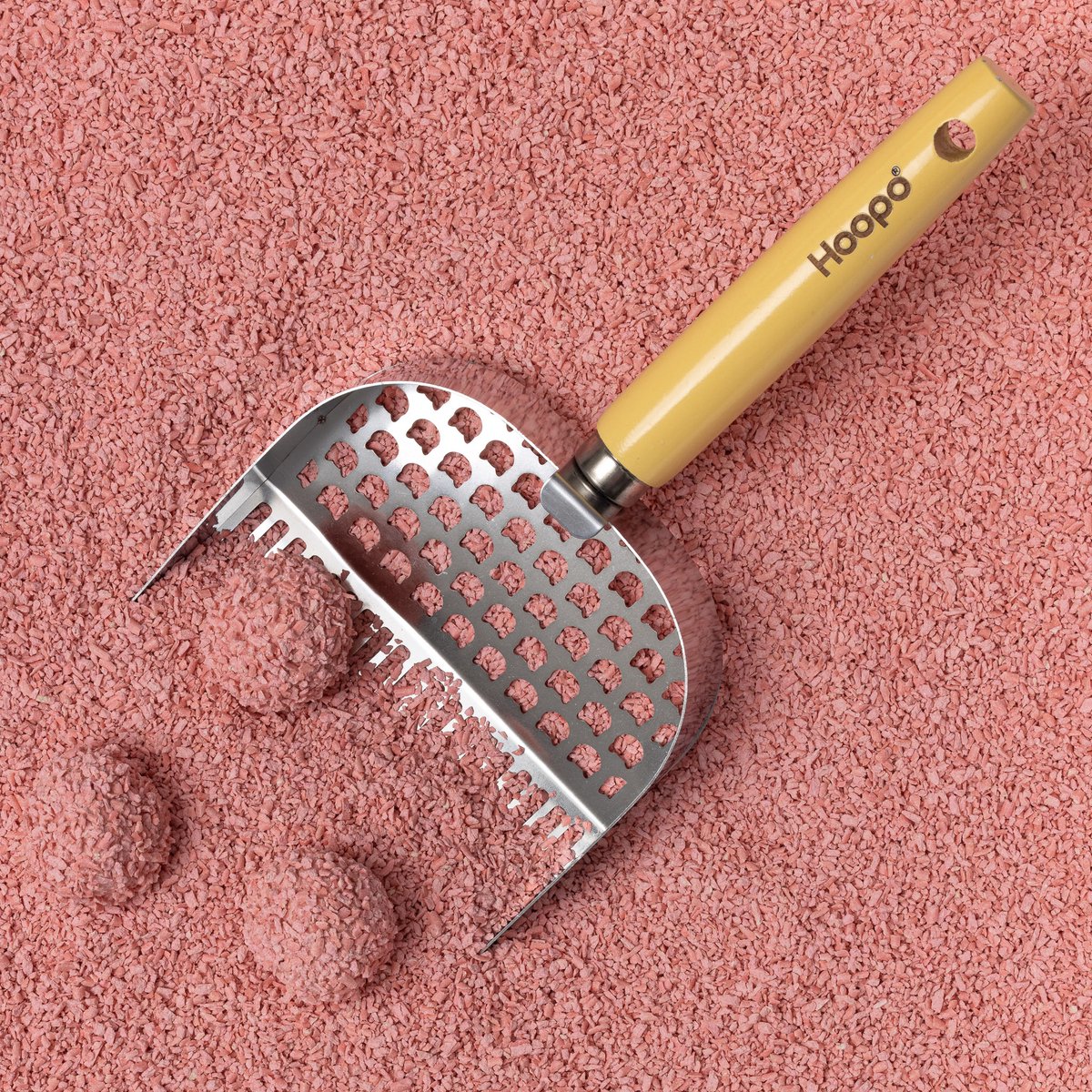 Productfoto 1 van Hoopo® Shovel - Kattenbakschep van RVS - Geschikt voor alle Kattenbakvulling - Extra stevige Schep voor kattenbak