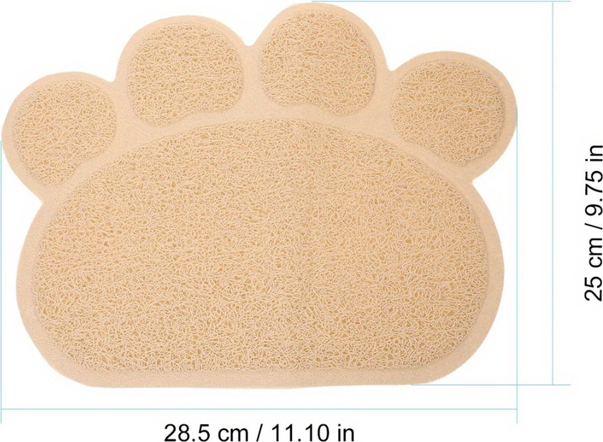 Miniatuur van productfoto 5 van Livano Kattenbak Mat - Katten Mat - Grit Opvanger - Schoonloopmat Kattenbak - Kattenbak Uitloopmat - Kattenbak Matje - Cat Litter Mat - Kattengrit - Beige - Maat S