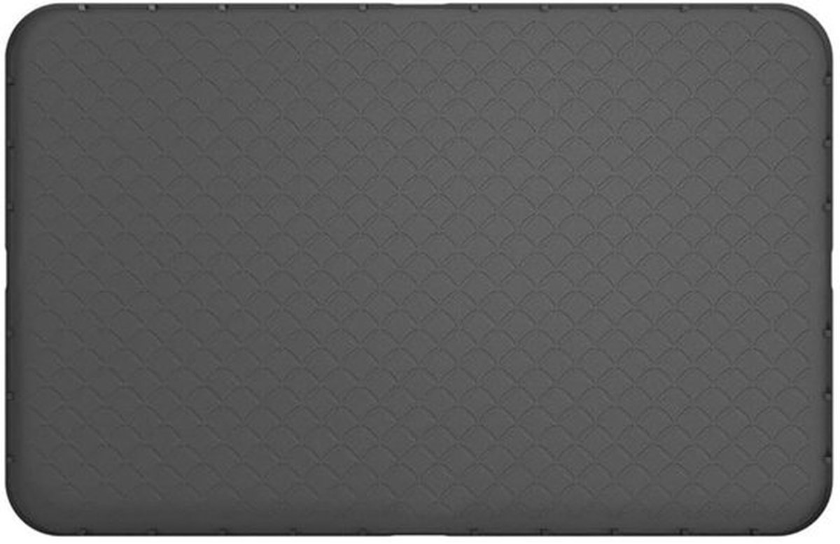 Miniatuur van productfoto 3 van Grote siliconen kattenbakmat 88 × 56 cm - Lekvrije mat voor de kattenbak - Waterdicht, antislip, gemakkelijk schoon te maken - Katvriendelijk ontwerp, geschikt voor voerbakken en kattenbakken - Zwart