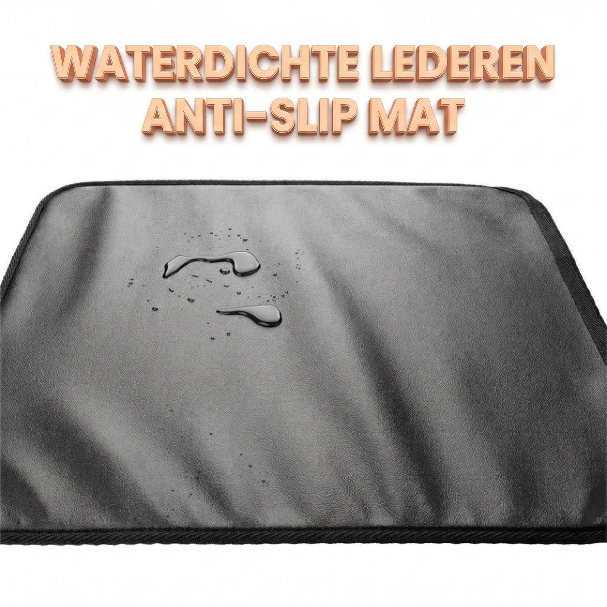 Productfoto 1 van CenZ® Kattenbakmat, XXL, 80 x 60 cm, Kattenbakmat Grit Opvanger, Kattenbakonderlegger, LEREN ZOOL, Dubbellaags, Urine En Waterdicht EVA-Materiaal, Kattenpootdesign, Beschermt Vloer En Tapijt, Gemakkelijk Te Reinigen, Grijs