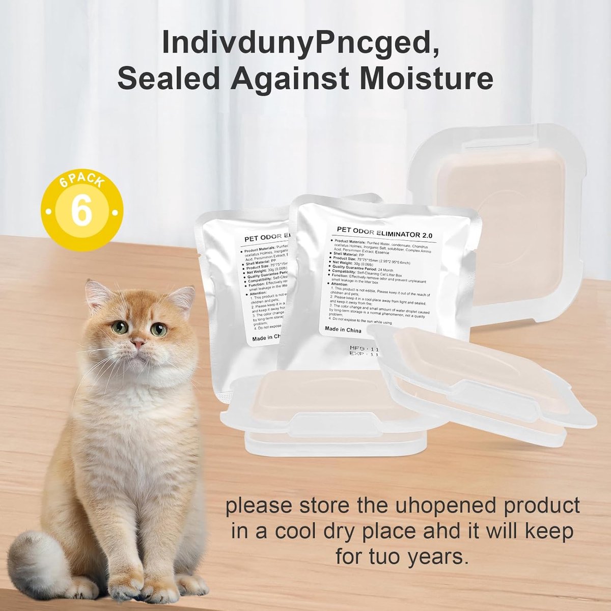 Miniatuur van productfoto 4 van Geurverwijderaar voor Zelfreinigende Kattentoiletten - 3 Stuks