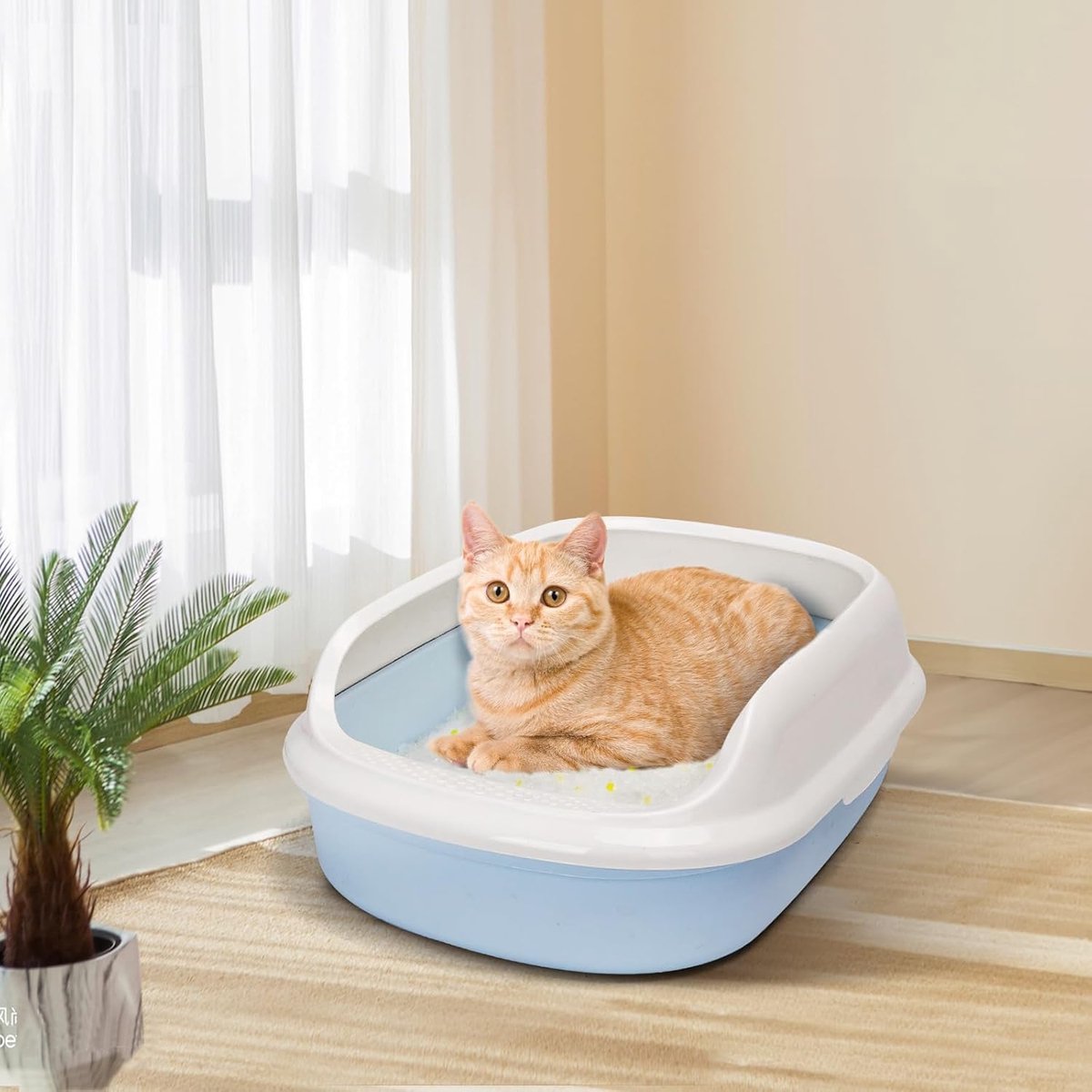 Productfoto 1 van Kattenbakvulling Kristal - Silica Gel - Geur Absorptie - Stofvrij en Klontvrij - 3.8 Liter