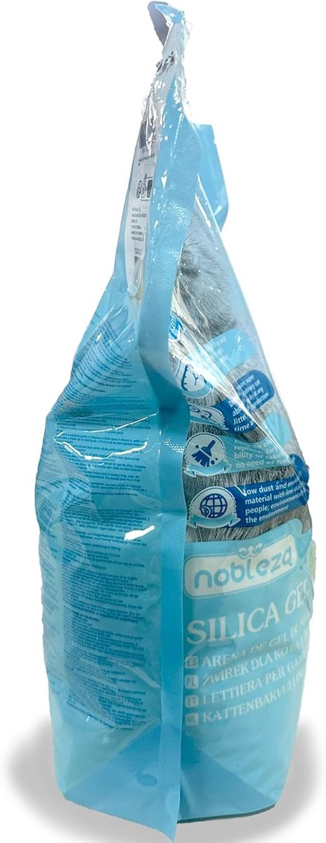 Miniatuur van productfoto 6 van Kattenbakvulling Kristal - Silica Gel - Geur Absorptie - Stofvrij en Klontvrij - 3.8 Liter