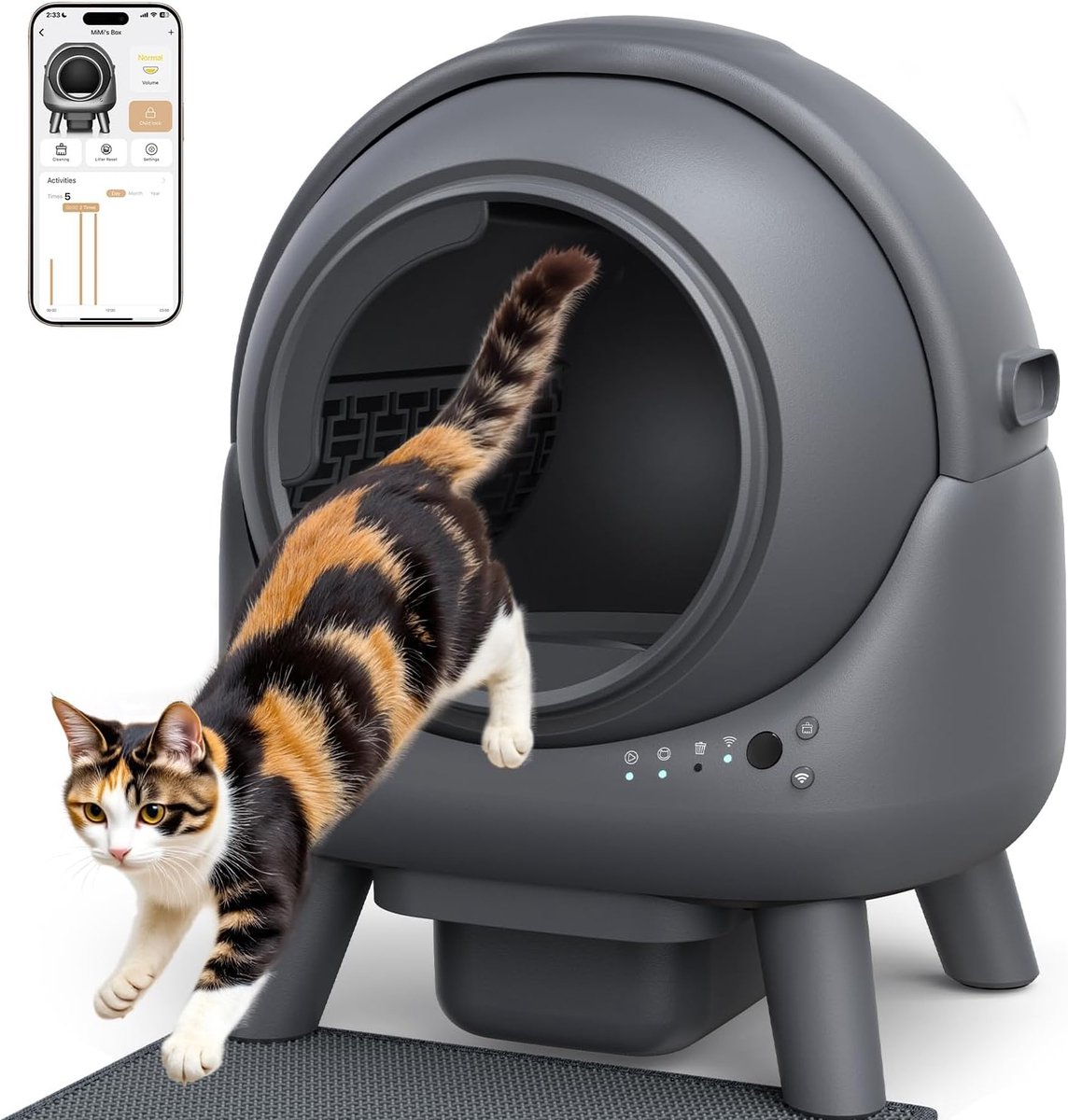 Miniatuur van productfoto 10 van 60 Stuks Afvalzakken met Handvat voor Kattenbak - Duurzame, Scheurvaste en Waterdichte Poepzakken voor Huisdieren