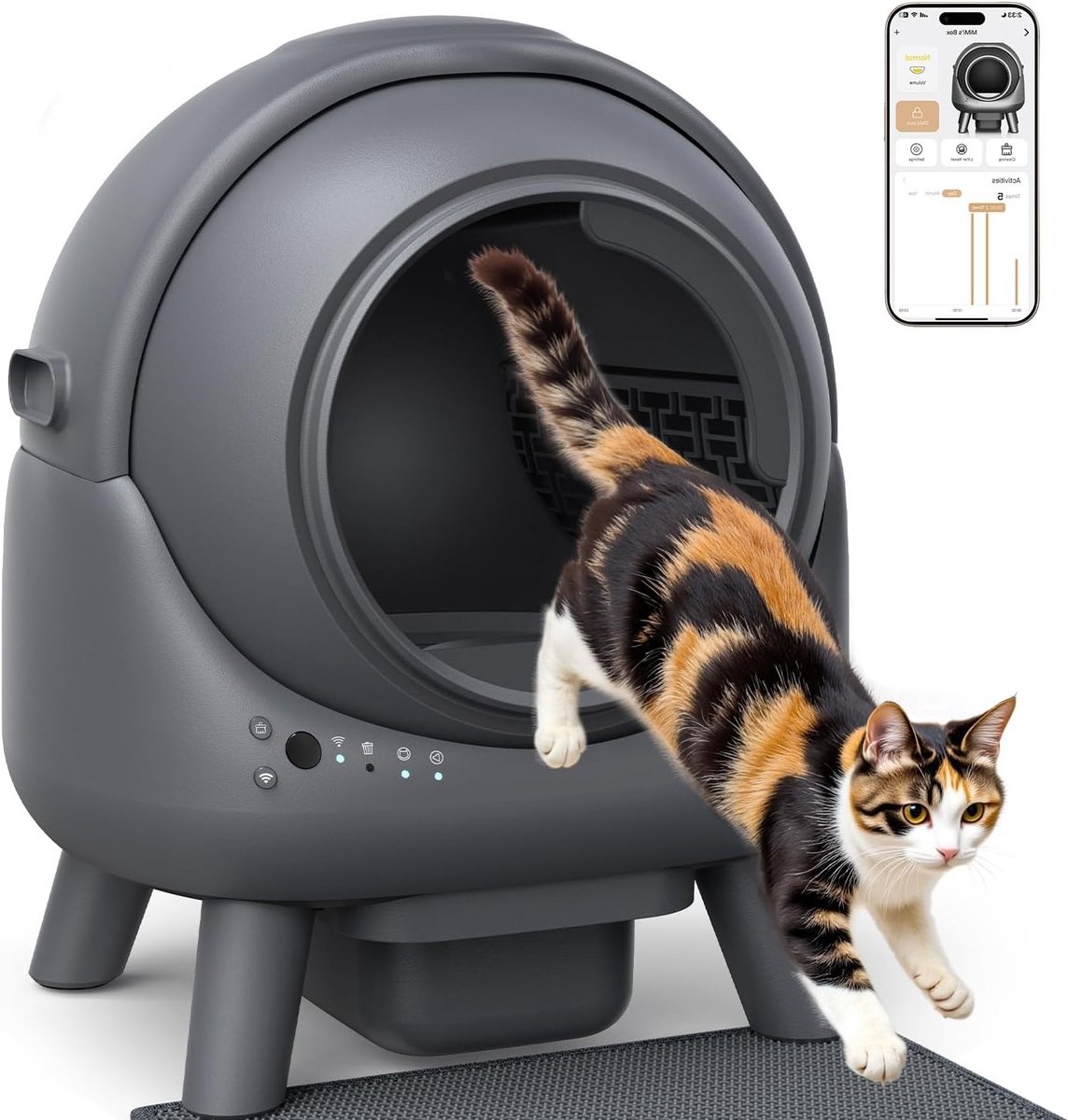 Miniatuur van productfoto 5 van 60 Stuks Afvalzakken met Handvat voor Kattenbak - Duurzame, Scheurvaste en Waterdichte Poepzakken voor Huisdieren