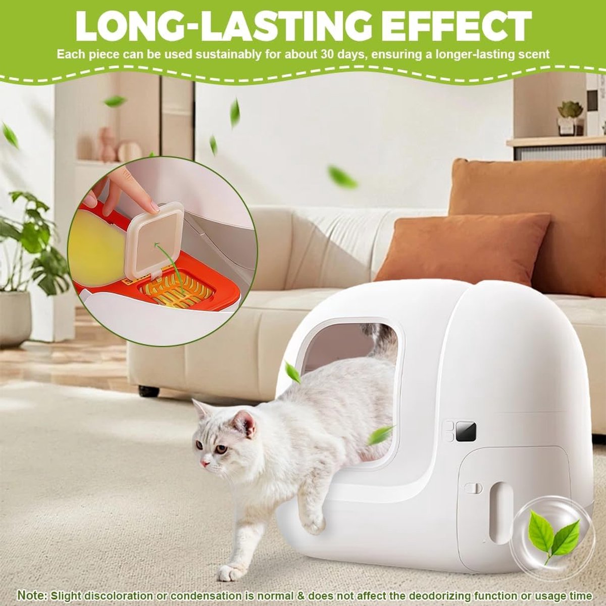 Miniatuur van productfoto 5 van Huisdier Geurverwijderaar - Kattenbak Verfrisser - Neutraliseert Geuren - Zachte Formule - 3 Stuks - Transparant