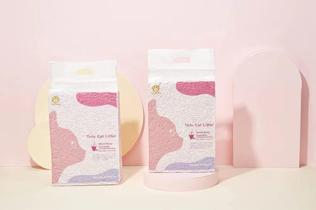 Miniatuur van productfoto 5 van Kattenbakvulling Tofu - Natuurlijk Plantaardig - Hygiënisch Huisdier - Snel Klontvormend - 5.4 Kilogram - Niet Van Toepassing