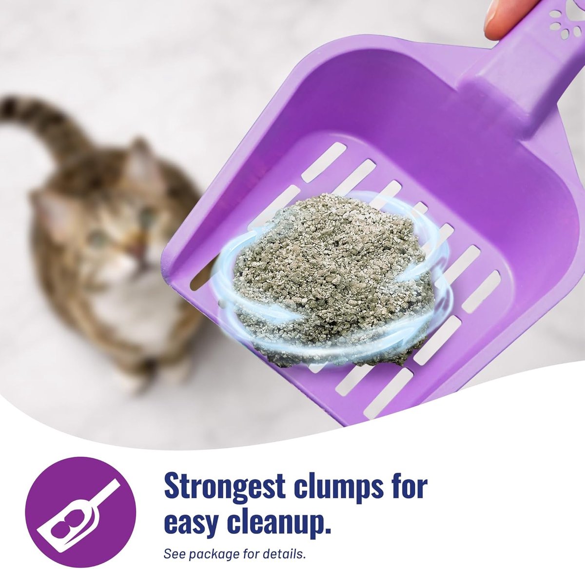 Miniatuur van productfoto 3 van Kattenbakvulling - Kattenzand Klontvormend - Geur Neutraliseren - Stofarme Formule - 6.8 kg - Niet gespecificeerd