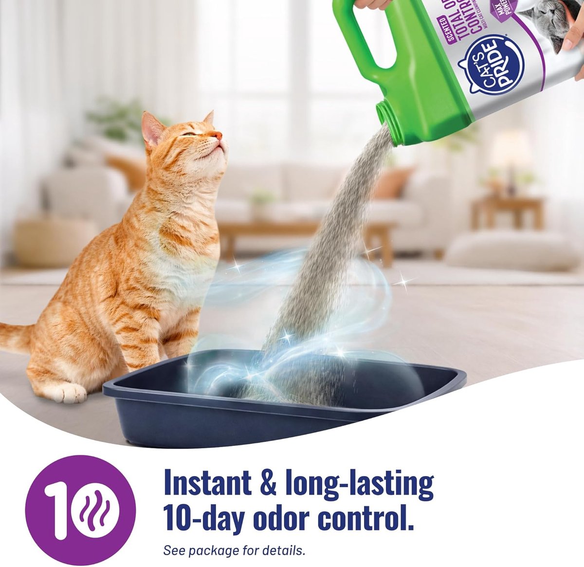 Miniatuur van productfoto 4 van Kattenbakvulling - Kattenzand Klontvormend - Geur Neutraliseren - Stofarme Formule - 6.8 kg - Niet gespecificeerd