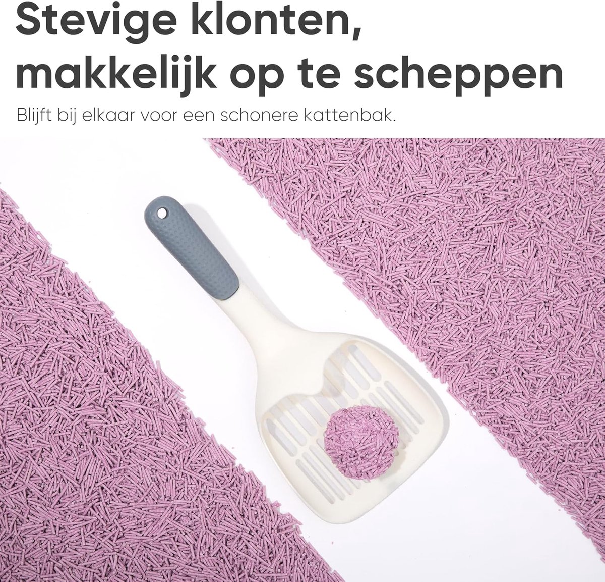 Miniatuur van productfoto 6 van Kattenbakvulling Tofu - Plantaardige Korrels - Hygiënisch Huis - Stevige Klontering - 27 kg x 4 - Niet van toepassing