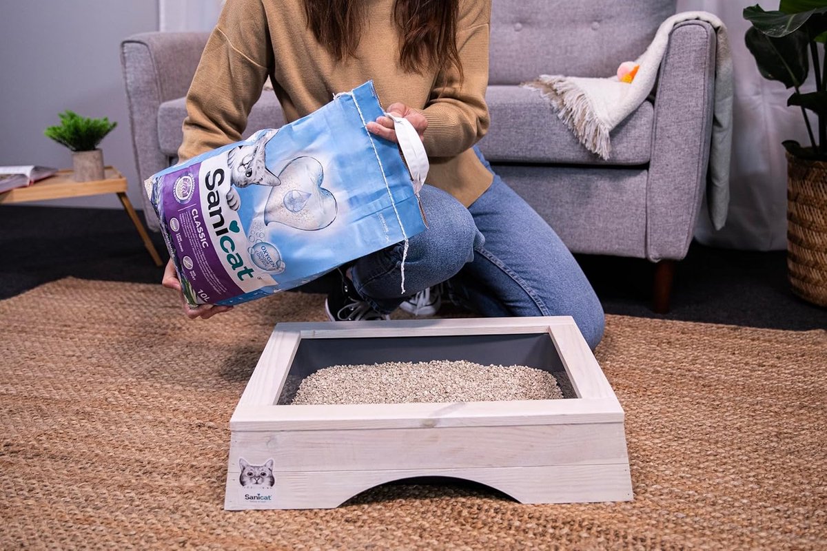 Productfoto 1 van Kattenbakvulling - Niet-klontend - Hygiëne Thuis - Dubbele Geur Absorptie - 10 Liter - Natuurlijk
