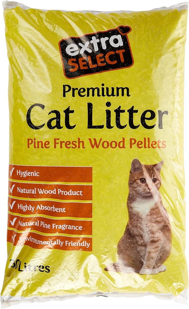 Miniatuur van productfoto 3 van Kattenbakvulling Hout - Houtkorrels - Hygiënisch Huisdier - Natuurlijke Geur - 15 Liter - Bruin