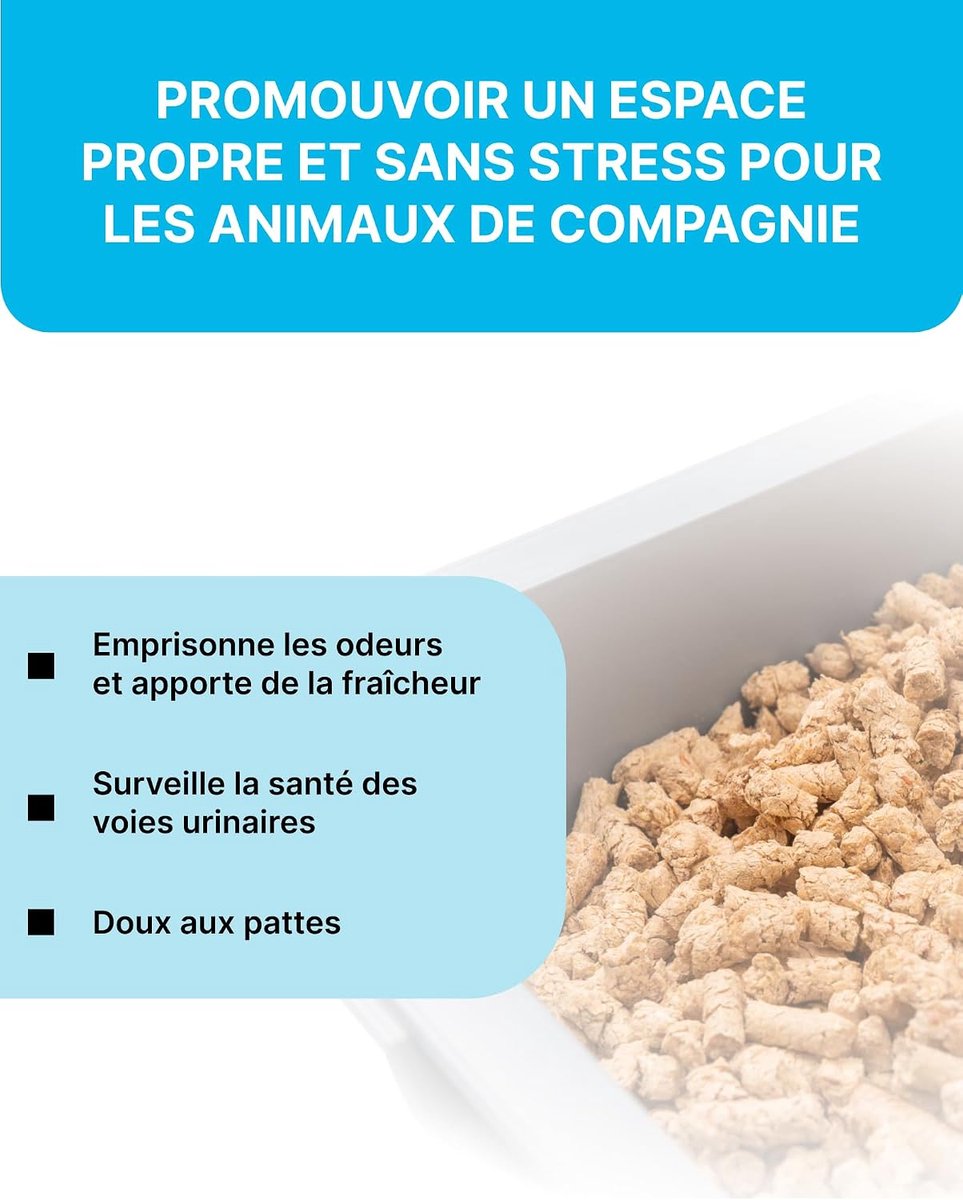 Miniatuur van productfoto 2 van Kattenbakvulling Klontvormend - Natuurlijk Grit - Geur Neutraliseren - Door Toilet Spoelbaar - 7 Liter - Natuurlijk