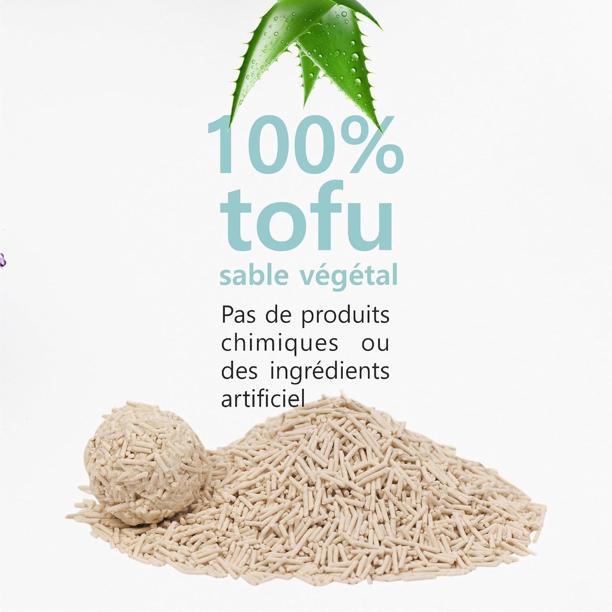 Miniatuur van productfoto 3 van Kattenbakvulling Tofu - Plantaardig Zand - Kattenbak Onderhoud - Snelle Klontvorming - 6 Liter - Groen