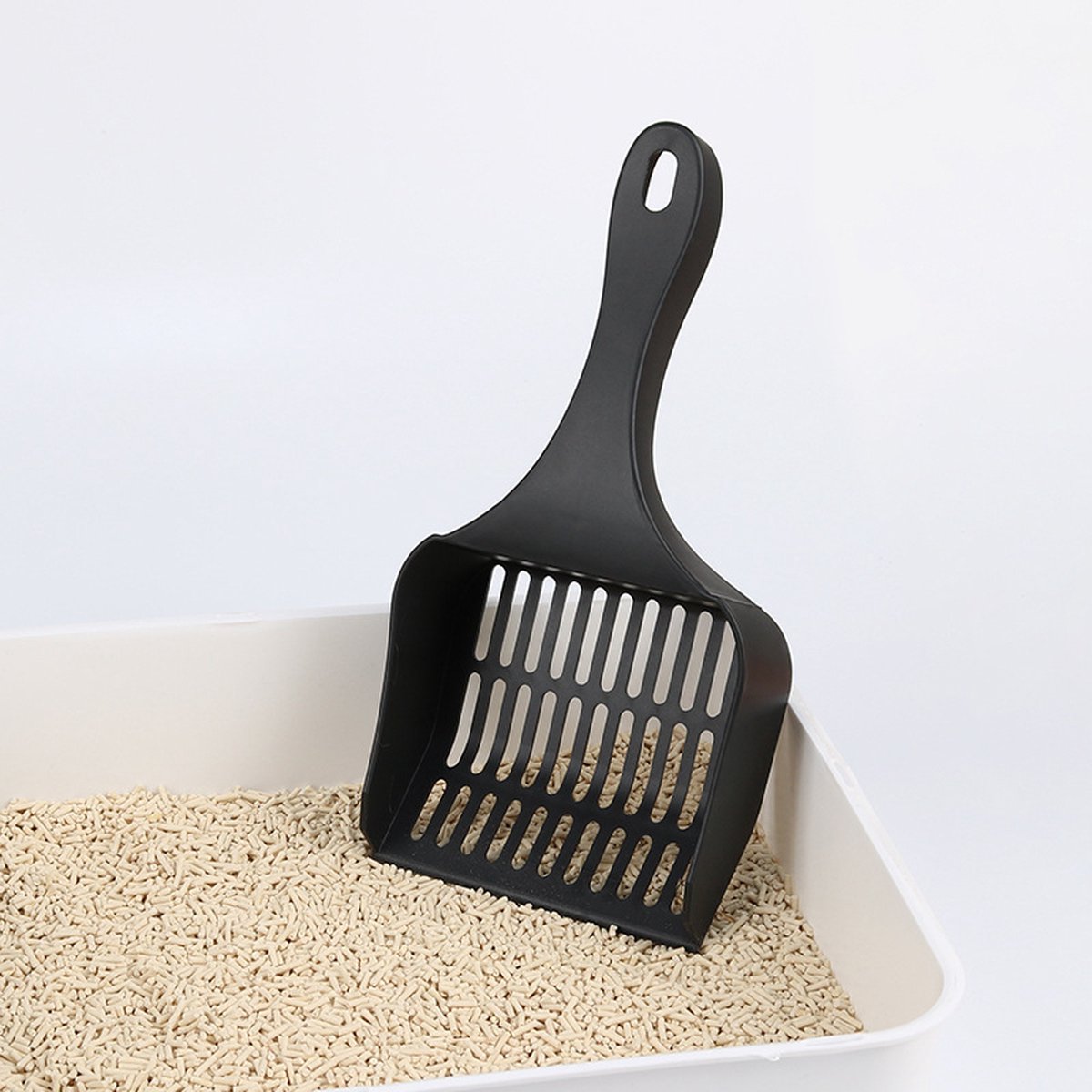 Productfoto 1 van Kattenbak Schepje - Poep Schep - KattenbakZeef - Katten Poepschep - Schep kattentoilet - Kattenbak accessoire - Voor kattenbakvulling - kattenbakschep - Voor Huisdieren, Katten En Honden - Zeef/Schep